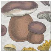 Wilde paddenstoelen stof (Swatch)