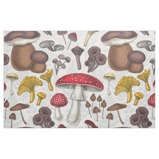 Wilde paddenstoelen stof (Fat Quarter)