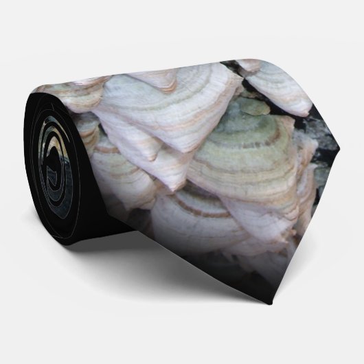 Wilde paddenstoelen stropdas (Opgerold)