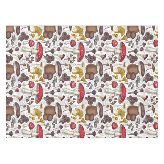 Wilde paddenstoelen tafelkleed (Voorkant (Horizontaal))