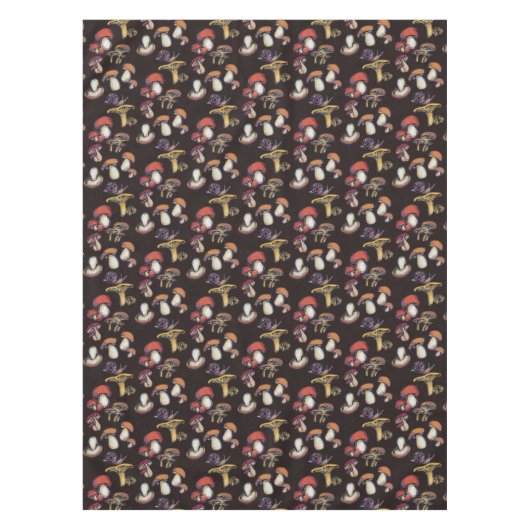 Wilde paddenstoelen tafelkleed (Voorkant)