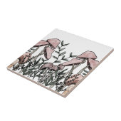 Wilde paddenstoelen tegeltje (Zijkant)