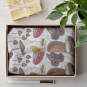 Wilde paddenstoelen tissuepapier (Geschenk)