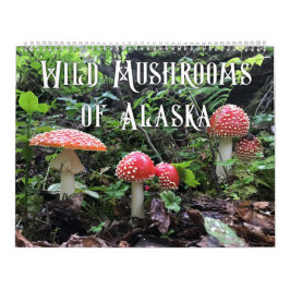 Wilde paddenstoelen van Alaska - Grote kalender