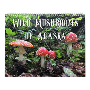 Wilde paddenstoelen van Alaska - Grote kalender