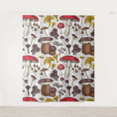 Wilde paddenstoelen wandkleed (Voorkant)