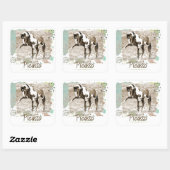 Wilde Paint Horse Picasso Grote Foto Sticker (Vel)