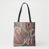 wilde paisley tote bag (Voorkant)