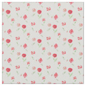 Wilde papaver stof (Close Up)