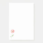 Wilde papaverbloem post-it® notes (Voorkant)