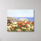Wilde papavers op de eilanden van Shoals Canvas Afdruk (Voorkant)