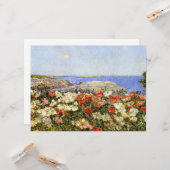 Wilde papavers op de eilanden van Shoals Kaart (Voorkant / Achterkant in situ)