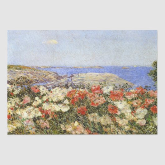 Wilde papavers op de eilanden van Shoals Tissuepapier (Voorkant)