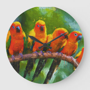 WILDE PAPEGAAIEN WANDKLok