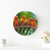 WILDE PAPEGAAIEN WANDKLok (Huis)