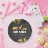 Wilde partij Oerwouden van Borden van papier van é Papieren Bordje (Feest)