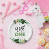 Wilde partij Oerwouden van Borden van papier van é Papieren Bordje (Feest)