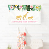 Wilde partij Oerwouden van een partijenbanner Spandoek (Insitu)