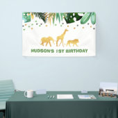 Wilde partij Oerwouden van een partijenbanner Spandoek (Beurs)