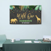 Wilde partij Oerwouden van een partijenbanner Spandoek (Beurs)