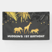 Wilde partij Oerwouden van een partijenbanner Spandoek (Horizontaal)