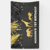 Wilde partij Oerwouden van een partijenbanner Spandoek (Verticaal)