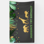 Wilde partij Oerwouden van een partijenbanner Spandoek (Verticaal)