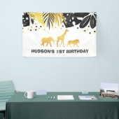 Wilde partij Oerwouden van een partijenbanner Spandoek (Beurs)