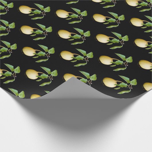 Wilde peren cadeaupapier (Hoek)