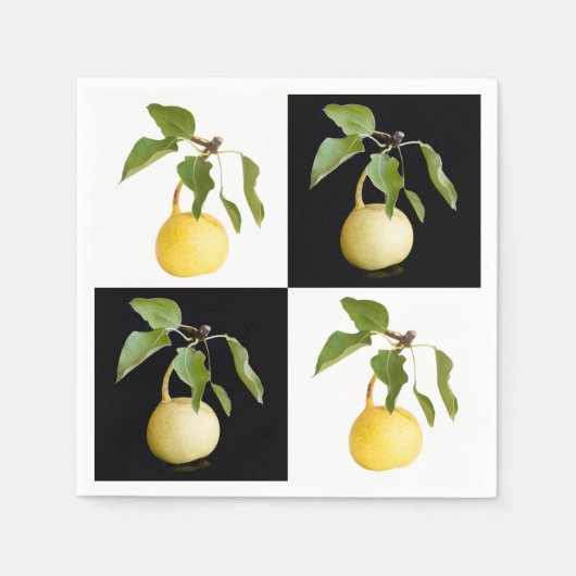 Wilde peren servet (Voorkant)