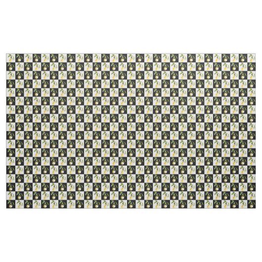Wilde peren stof (Yard (91,4 cm))