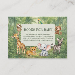 Wilde Peuter Baby Shower Boeken voor Baby Bijlagek Informatiekaartje