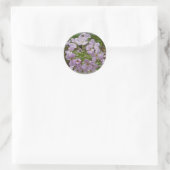 Wilde Phlox-Stickers Ronde Sticker (Tas)
