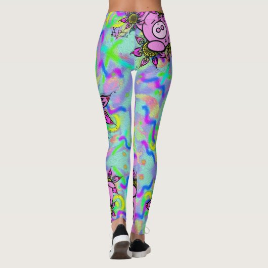 Wilde Piggy-Leggings Leggings (Achterkant)