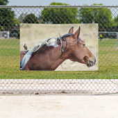 WILDE PINTO MET BIRD BANNER MET GROMMET (Insitu)