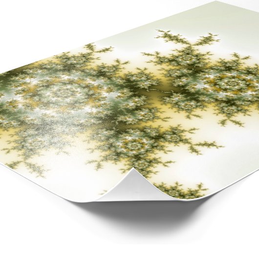 Wilde Plant - Mandelbrot Fractal Art Foto Afdruk (Hoek)