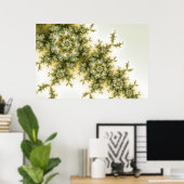 Wilde Plant - Mandelbrot Fractal Art Poster (Thuiskantoor)