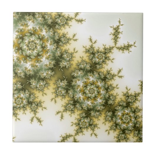 Wilde Plant - Mandelbrot Fractal Art Tegeltje (Voorkant)