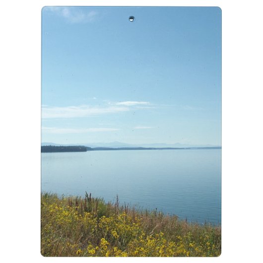 Wilde planten en bloemen bij Grand Teton National  Klembord (Achterkant)