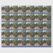 Wilde plattelandsdieren cadeaupapier (Vlak)