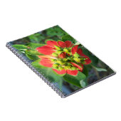wilde Poinsettia Notitieboek (Rechterzijde)