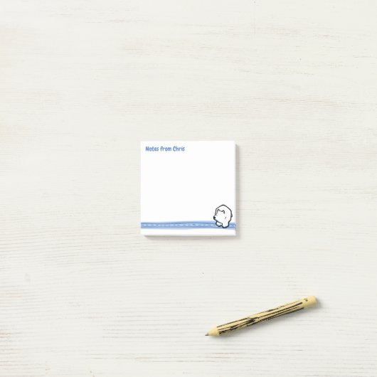 Wilde polaire Beer Post-it notities Post-it® Notes (Op bureau)