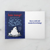 Wilde polaire beer Puzzle Wenskaart Kaart (Binnen)