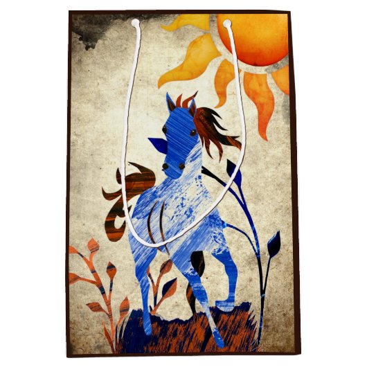 Wilde Pony met Sun Horse Medium Cadeauzakje (Voorkant)