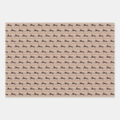 Wilde Pony op Tan Horse Lover Inpakpapier Vel (Voorkant)