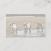 Wilde pony visitekaartje (Achterkant)