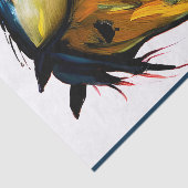 Wilde Pony | Waterverf Paarden Tissuepapier (Detail)