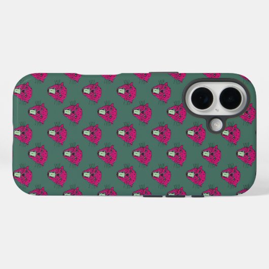 wilde pop Case-Mate iPhone case (Achterkant (horizontaal))