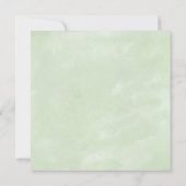 Wilde poppenkoppen voor de bruiloft van kornflower kaart (Achterkant)