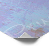 Wilde poster - Prunus domestica - platte druk (Hoek)